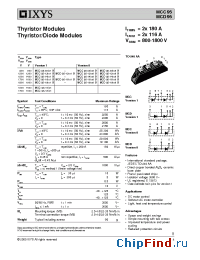 Datasheet MCD95-12IO1B manufacturer IXYS