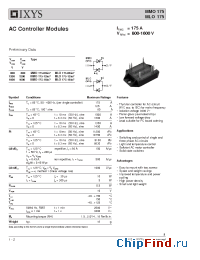 Datasheet MMO175 manufacturer IXYS