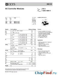 Datasheet MMO90-12IO6 manufacturer IXYS