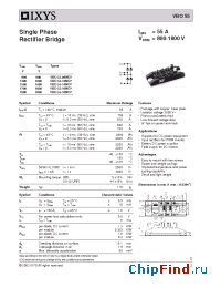 Datasheet VBO55-12NO7 manufacturer IXYS