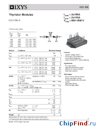 Datasheet VCC105-08IO7 manufacturer IXYS