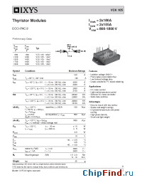 Datasheet VCK105-12IO7 manufacturer IXYS