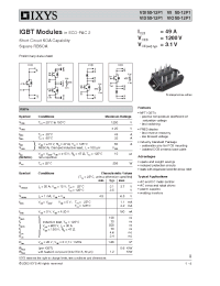 Datasheet VDI50-12P1 manufacturer IXYS