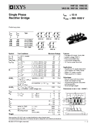 Datasheet VGO55-08IO7 manufacturer IXYS