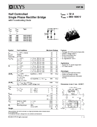 Datasheet VHF28-08IO5 manufacturer IXYS