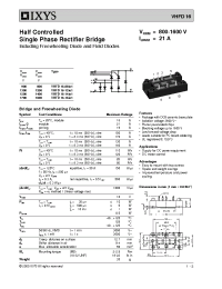 Datasheet VHFD16-16IO1 manufacturer IXYS