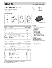 Datasheet VID130-06P1 manufacturer IXYS