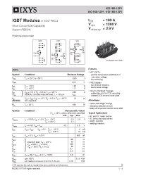 Datasheet VIO160-12P1 manufacturer IXYS