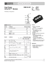 Datasheet VMM90-09F manufacturer IXYS