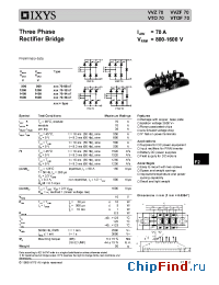 Datasheet VTOF70-16IO7 manufacturer IXYS