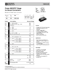 Datasheet VUM33-05 manufacturer IXYS