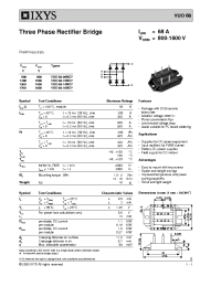 Datasheet VUO68 manufacturer IXYS