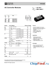 Datasheet VW2X30-12IO1 manufacturer IXYS