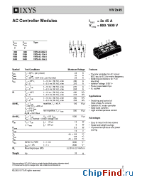 Datasheet VW2X45-08IO1 manufacturer IXYS