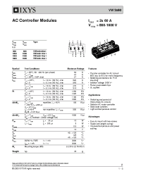Datasheet VW2x60-08IO1 manufacturer IXYS