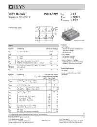 Datasheet VWI6-12P1 manufacturer IXYS