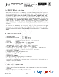 Datasheet HE83142 manufacturer JTech