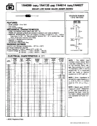 Datasheet 1N4099 manufacturer JGD