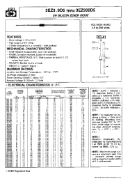 Datasheet 3EZ190D5 manufacturer JGD