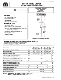 Datasheet UF5400 manufacturer JGD