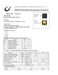 Datasheet 2SC4115E-WBFBP-03A manufacturer Jiangsu