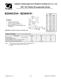 Datasheet BZX84C10 manufacturer Jiangsu