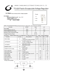 Datasheet CJ7806F manufacturer Jiangsu