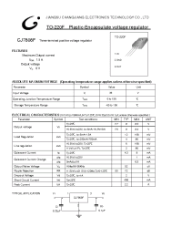Datasheet CJ7808F manufacturer Jiangsu