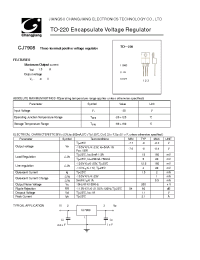 Datasheet CJ7908 manufacturer Jiangsu