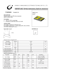 Datasheet FUMG9N manufacturer Jiangsu