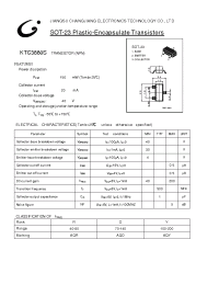 Datasheet KTC3880S-SOT-23 manufacturer Jiangsu