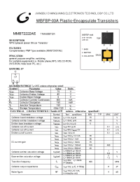 Datasheet MMBT2222AE manufacturer Jiangsu