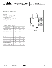 Datasheet 2N5401C manufacturer KEC