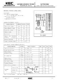 Datasheet B1366 manufacturer KEC