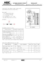 Datasheet B30A45V manufacturer KEC