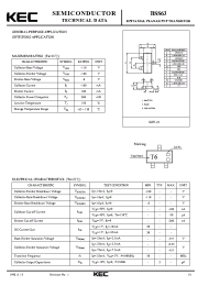Datasheet BSS63 manufacturer KEC