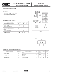 Datasheet KDR393 manufacturer KEC