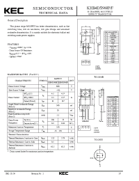 Datasheet KHB4D5N60P manufacturer KEC
