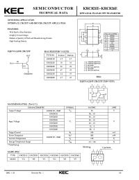 Datasheet KRC824E manufacturer KEC