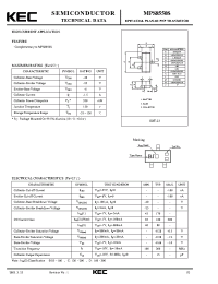 Datasheet MPS8550S manufacturer KEC