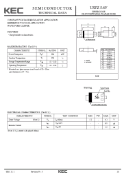 Datasheet USFZ5.6V manufacturer KEC