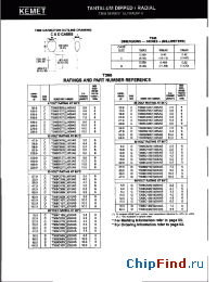 Datasheet T352C105M035AS manufacturer Kemet