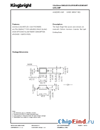 Datasheet AA3022SRC-4.5SF manufacturer Kingbright