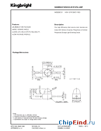 Datasheet AM2520EC01 manufacturer Kingbright