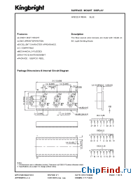 Datasheet APBC02-41PBWA manufacturer Kingbright
