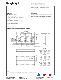 Datasheet APBC02-41SGWA manufacturer Kingbright