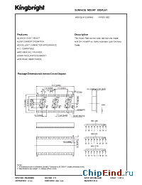 Datasheet APBC02-41SURKWA manufacturer Kingbright