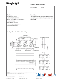 Datasheet APBC02-41YWA manufacturer Kingbright