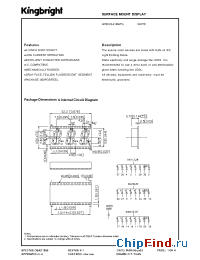 Datasheet APBC03-41MWFA manufacturer Kingbright