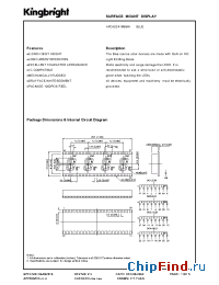 Datasheet APCA02-41MBWA manufacturer Kingbright